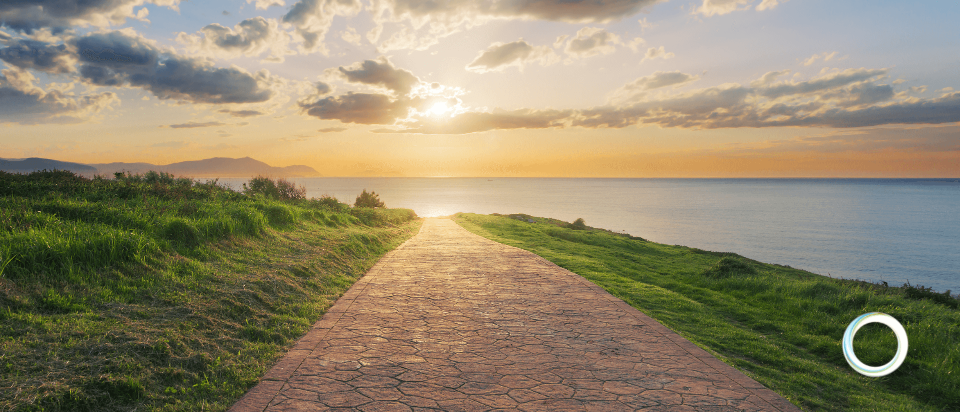 path to purpose, with sunset